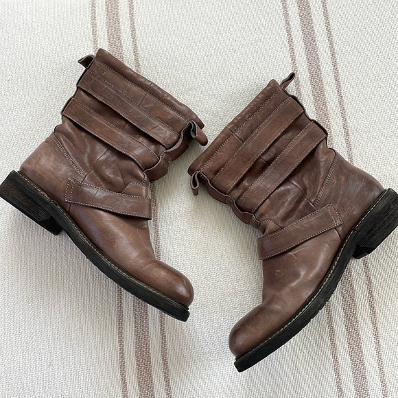 Latitude Femme Leather Motot Boots - Picture 3 of 7
